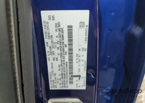 2016 Ford Escape Se z USA, uszkodzony, nr VIN 1FMCU9GX8GUC04892